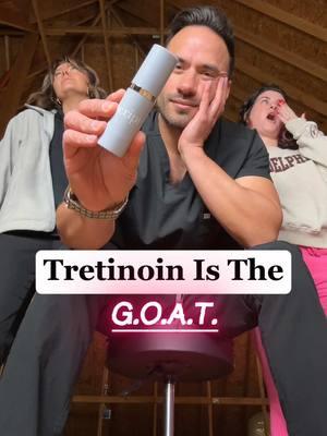 Tazarotene. Not For Beginners.  What do you think, has the G.O.A.T. tretinoin passed the torch? #acne #skincare #skincaretips #tazarotene #wrinkles #darkspots #tretinoin 