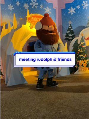 it was so fun meeting rudolph and all of his friends(plus steve from the highway) #seaworld #seaworldorlando #rudolph #rudolphtherednosereindeer #rudolphtherednosedreindeer #samthesnowman #burlives #yukoncornelius #bumble #clarice #rankinandbass #christmasmovies #meetandgreet @gamegrumps #gamegrumps 