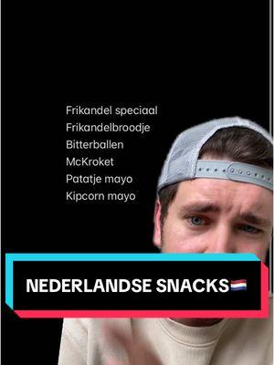 Welke Dutch classics mag ik niet overslaan?😩🇳🇱 #fyp #foryou #usa #dutch #nederlands #frikandel #patat #snacks 