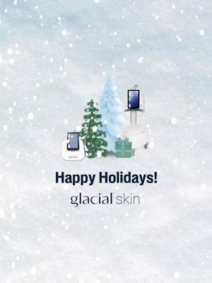 Step into the magic of the holiday season with our Glacial wonderland ❄️✨ Wishing everyone joy, warmth, and glowing-healthier skin today and every day. Happy Holidays from all of us at Glacial Skin.🎄💙 ____ #WinterWonderland #HappyHolidays #GlacialSkin #CryoFacial #glacialnation #glowyskin