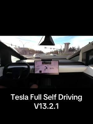 Why drive when you can be driven. #tesla #cybertruck #fullselfdriving #fsd 