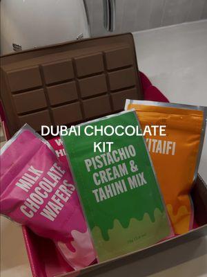 It’s huge and so delicious! I’m obsessed with the quality of the ingredients. Besties, grab this kit and make your own Dubai chocolate at home 🍫🥰😋 #dubaichocolate #dubaichocolatebar #pistachiokunafa #dubaichocolatelovers #chocolate #chocolatelover #tiktokshopfinds 