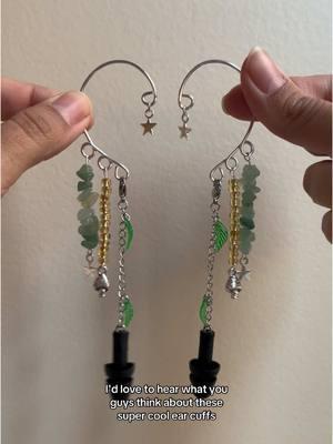 One of the coolest things I’ve made and it’s all thanks to one of my customers! 😊❤️ #handmade #jewelry #beadedjewelry #earcuffs #earrings #earplugs 