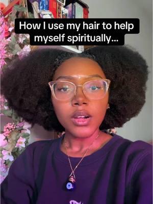 Part 1: How I use my hair to help myself spiritually… #blackwitchtok #witchtok #hoodoowitchtok 