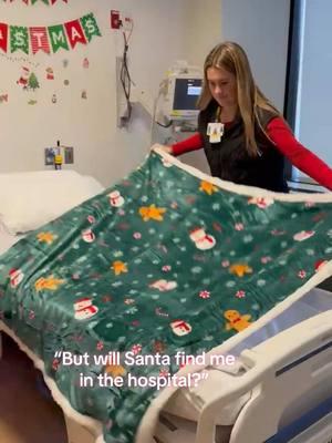 “Will Santa find me?” That’s the question this little one asked on their way to chemo. Thanks to our amazing Little Wishes fairies (Child Life Specialists), the answer was a magical, heartfelt “Yes!” Santa already had a special wish waiting just for them. #littlewishes #childhoodcancer #hope #hospital #wish #holidaymagic #santa #childlifespecialist #roomtransformation 