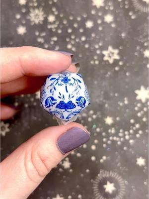 I am so in love with these dice  . #dreamydice #dice #dnd #trrpg #porcelain #handmade #craft #art 