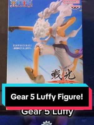 Gear 5 Luffy figure! Who has Rob Lucci?? 👀 #onepiece #luffy #gear5 #egghead #roblucci #anime #animefigure #animemerch #strawhats #mugiwara #onepiecefan 