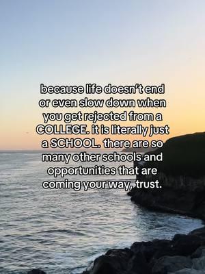 one school rejection does not define the rest of your college acceptance outcomes. remember that.  #fyp #foryou #foryoupage #college #collegeappseason #collegeapplications #collegeapplicationszn #startearly #collegeappadvice #collegeapptips #collegelife #collegetips #classof25 #highschooljuniors #dreamschool #dream college #university #commonapp #commonapplication #commonappessay #commonapptips #commonapp2024 #personalessay #personalstatement #testscores #sat #act #apscores 