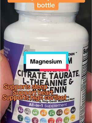 Magnesium ##magnesium##magnesiumglycinate##magnesiumtaurate ##highcortisol