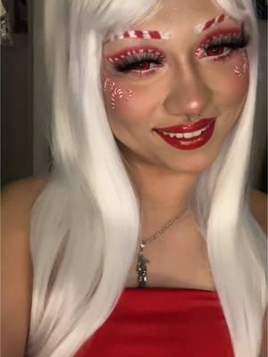 ❤️🤍❤️🤍❤️🤍 contacts from @BEAUEYE Colored Contact Lenses style “lucifers red eye” code “emily” for $$ off  #candycane #candycanemakeup #candycanemakeuplook #christmasmakeup #christmasmakeuplook #redandwhitemakeup #candycaneeyeshadow #redandwhiteeyeshadow #macrubywoo #lablinkz #beaueye #makeupxgraves #christmas #whitewig #creativemakeup #mua #fyp 