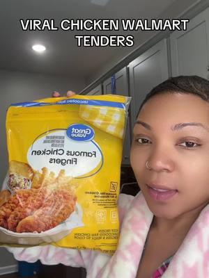 Mind you my girl loves frozen chicken tenders so shes the oerfect person to rate these ! #walmartfamouschickenfingers #greatvaluefamouschickentenders #walmartchickentenders #tryingnewfoods #creatorsearchinsights 