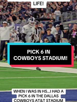 Pick 6 in @Dallas Cowboys #attstadium is on every football players bucket list! And CB Julian Colunga gets to check it off his lis! Pick 6 during Texas High School football State Championship game is so good! #football #uilstate #uiltexas #statechampionship #hsplayoffs #footballtiktok #footballgame #footballteam #txhsfb #hsfootball #fridaynightlights #texas #smithsonvalleyrangers #pick6 #txhsfootball #footballplayer #footballseason #footballgameday #hsfootball #footballstadium #fy #fyp @SportsCenter NEXT @ESPN @House of Highlights @