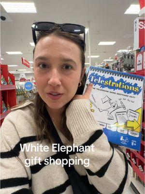 Honestly this was the most successful & efficient Christmas shopping trip of my life 😂 #whitelephant #whiteelephantgift #whiteelephantgifts #giftexchangeideas #targetfinds 