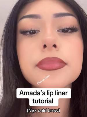 #amanda #tutorial #liptutorial #brown #liplinercombo #lipliner #nyx #colbrew