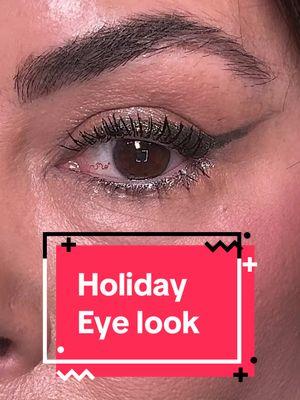 Easy eye look with @Victoria Beckham Beauty satin kajal linets in sequin queen and silver glaze for a fun holiday look. I lole thrse for mature eyes because they glide snd mever tug skin  #Eyeliner #matureskinmakeup #eyelinertutorial #easymakeup #makeuptutorial #makeup #holidaymakeup #fyp 