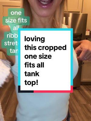 Love this tank and so many colors! #TikTokShop #trendytank #tanktop #ribbedtank #casualstyle #casualtop #ribbed #stretchytanktops #onesizefitsall 