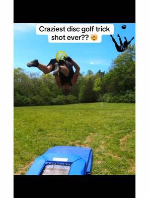 How far was this shot??  #FlipADay #discgolf #trickshot #frontflip #innovadiscs @Innova Discs @ESPN @Dude Perfect @Disc Golf 