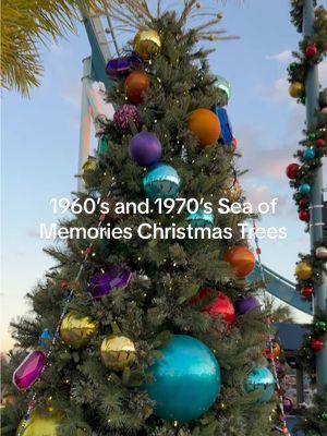 Here we have the 1960’s and 1970’s Christmas Trees at the Sea of Memories during the Christmas Celebration @seaworldorlando !  #seaworldorlando #seaworld ##seaworldchristmascelebration #christmascelebration #christmas #holidays ##christmastree #foryou #foryoupage 