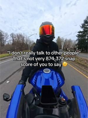 While sending 100 snaps per hour 🤨 #fyp #foryou #foryoupage #yamaha #yamahar1 #yamahar6 #yamahar7 #ninja400 #yamahar3 #bikelife #kawasaki #bmws1000rr #pista #ninjah2 #pdx #oregon #biketok #toxic 