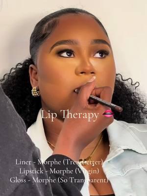 If you ever been sleep on #morphe lip products its time to wake up #CapCut #ultabeauty #fyp #clientmakeup #atlantamua #lipcombo  Product Details  Liner - Morphe Trendsetter  Lipstick - Morphe Virgin Lipgloss - Morphe So Transparent 