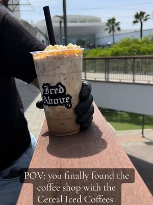 Cereal Coffee 🥣 #icedabove #icedabovedelamo #delamo #delamomall #icedcoffee #coffee #coffeeshop #lacoffeeshops #cereal #torrance #lafoodie #laeats #coffeetiktok #coffeetime #energydrinkaddicts #caffine #fyp #foryoupage 