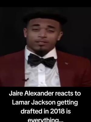 I love this clip. #lamarjackson #jairealexander #footballtiktok #nfldraft 