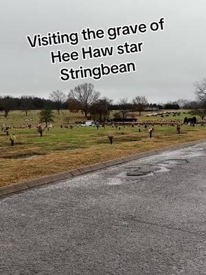 Visiting the grave of Hee Haw star Stringbean in Nashville, Tennessee.   #stringbean #heehaw #famousgraves #cemetery 