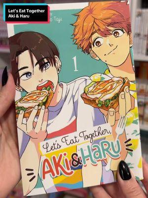 Let’s Eat Together Aki & Haru is a cozy slice of life story that heavily focuses on food. 🍜 Best friends and college roommates Aki and Haru share many meals together and we get to see those moments.  This series also includes recipes after each chapter so you can try to recreate the recipe they share with each other.  Two volumes are currently available through @TOKYOPOP  #manga #mangatiktok #mangacollection #mangarecommendation #mangareview #mangatok #mangarec #tokyopop #letseattogetherakiandharu #alphabeticalmangareview 