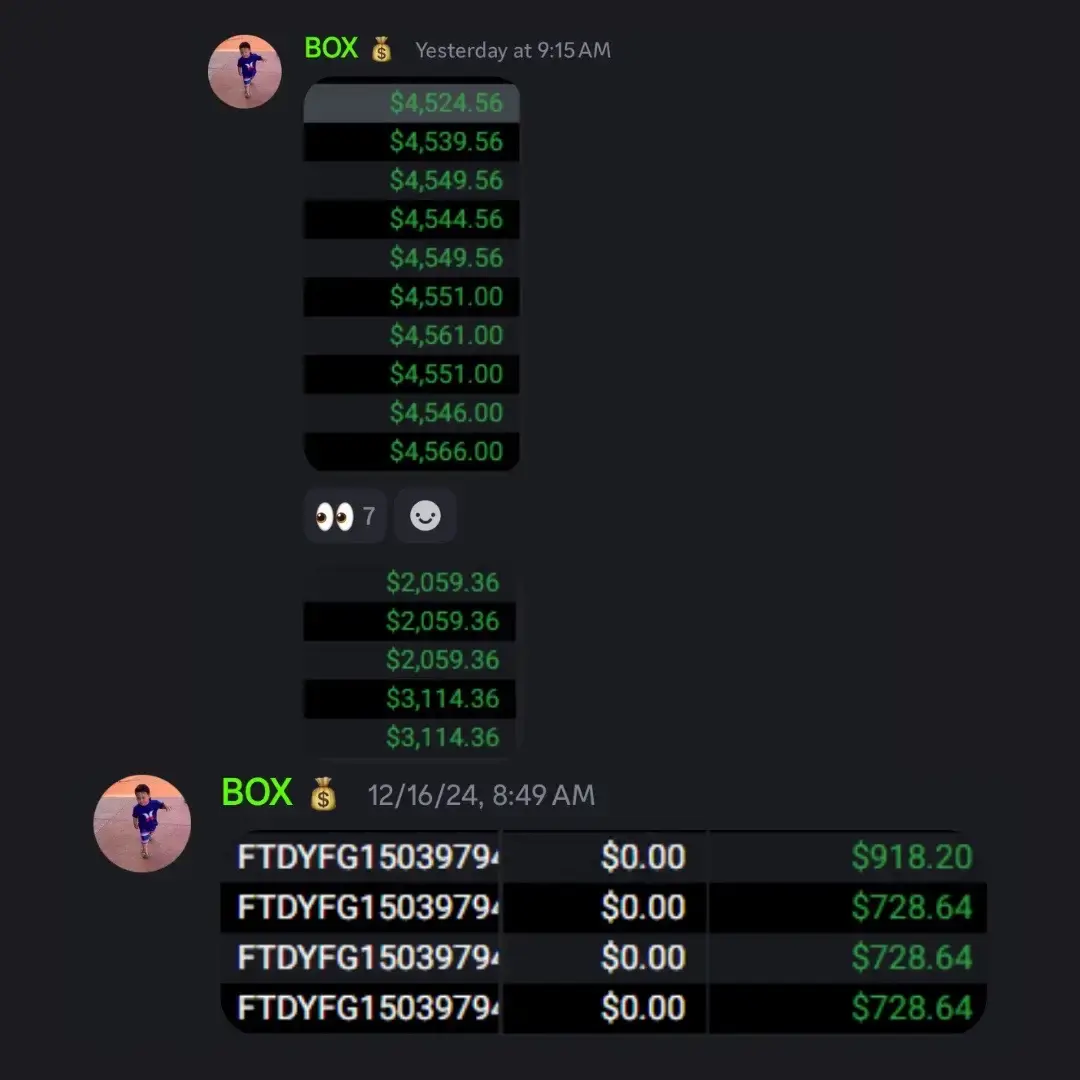 👏👏 Another week of our members absolutely crushing it in the markets! From payouts, to automated wins, new members, and passed evals. Here is just a small taste of all the posts this week from our Discord. If you’d like to check them all out, join our community for free! And if you’d like to try out our tools, we have a NEW 14-day free trial! Link in bio. #tradingprofits #tradingindicators #indicators #tradingstrategy #tradingcommunity #automatedtrading #propfirmtrader #proptrading #futurestrading #tradingautomation #futures #propfirmtrading