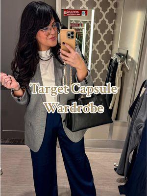 Part One: Bestie - let’s build an affordable capsule wardrobe from Target!  17 mix and match pieces that will create endless outfits. Capsule wardrobes make getting dressed so much easier  #midsize #size14 #capsulewardrobe #targetfashion #MomsofTikTok #midsizeuniversity 