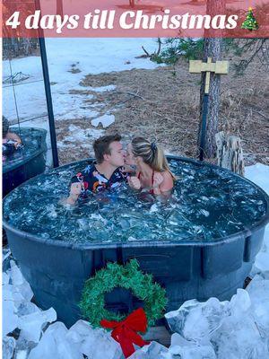 We drink coffee 7 times a day 😅 #christmas #countdown #couple #hubby #funny #christmascountdown  #icebath #ice #frozen #husbandandwife #married #marriage #challenge #icequeen #daily #coldplunge #cute 