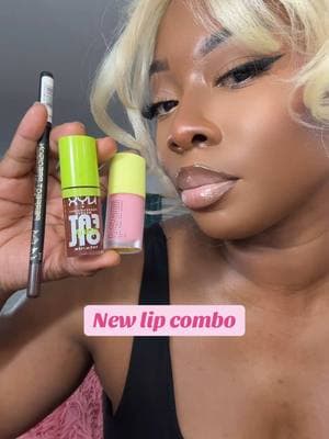 Black Barbie lip combo #beamgloss #milkshakeformelipgloss #madebymitchell #nyxfatoillipdrip #lipcombo #blackgirllipcombo 