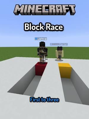 Minecraft Block Race #Minecraft #minecraftmemes #memes #funny #slyp 