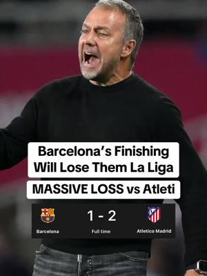 Barcelona lose to Atletico Madrid. Lewandowski and Raphinha huge misses #atleticodemadrid #barcelona #laliga #footballtiktok #infamousiroh