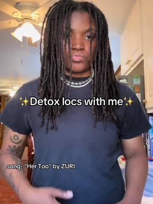 locs have never felt this clean😭 also steam the music <3 #locs #locdetox #hair #rnb #fyp #viral 