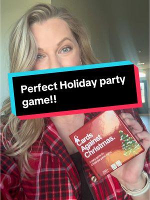 This game is perfect for my sense of humor! Going to be so much fun to play with friends! #game #cardsagainstchristmas #gift #holidayfun #christmasgames #christmas #fun #humor #humortiktok #adulting #nokidsallowed #TikTokShop 