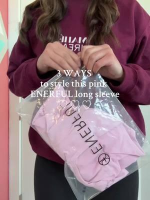 3 ways to style this long sleeve from enerful! the material is so good and soft! #grwmandootd3 #enerful @Enerful #outfit #waystowear #outfitinspo #inspo #holidayseason 