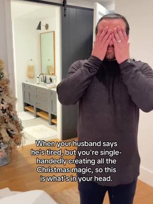 My empathy is scheduled to return December 26th 🎄 #momtok #husbandhumor #creatorsearchinsights #hrhcollection 