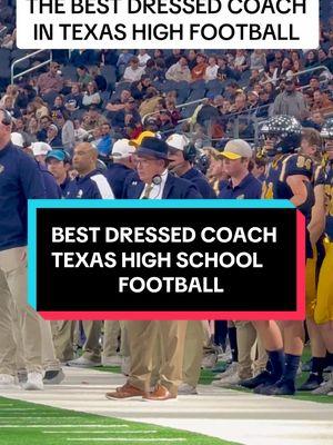 Randy Allen is a legend in Texas High School football and wins for Best Dressed Head Coach at the Texas High School Football State Championship!  #football #uilstate #uiltexas #statechampionship #hsplayoffs #footballtiktok #footballgame #footballteam #txhsfb #hsfootball #fridaynightlights #texas #txhsfootball #footballplayer #highland park #footballseason #footballgameday #hsfootball #footballstadium #fy #fyp @Dallas Cowboys @SportsCenter NEXT @House of Highlights 