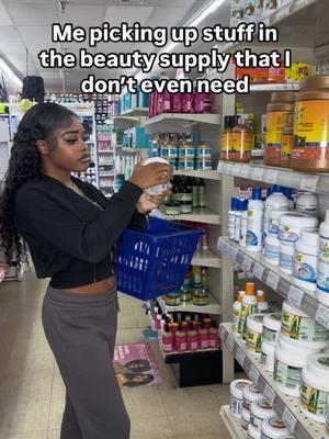 The beauty supply store: where you can go in for one thing and leave with 20 things you never knew you needed. 🤯  💖Ali Babe: @Kiah  #alibeautysupply #hairtok #hairtoks #beautysupplyhair  #beautysupplystore #hairhumor #haircomedy #hairskit  #beautysupplystores #coralspringsbeautysupply #palmbeachbeautysupply #coralspringshair #palmbeachhair #boyntonbeachhair #deerfieldbeachhair 