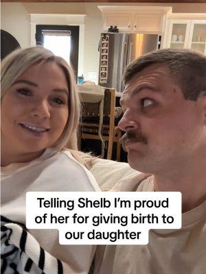 She is basically a pro at this point 😅 We are very fortunate to have had a great experience this time ❤️ #shelbanddyl #postpartum #baby #laboranddelivery #birth #couples #relationships 