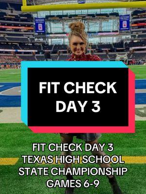 Fit Check! Day 3 of the Texas High School Football State Championship!    #football #uilstate #uiltexas #statechampionship #hsplayoffs #footballtiktok #footballgame #footballteam #txhsfb #hsfootball #fridaynightlights #texas #txhsfootball #footballplayer #footballseason #footballgameday #hsfootball #footballstadium #fy #fyp #fitcheck @SportsCenter NEXT 