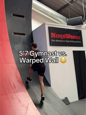 14.5 ft warped wall 😅 @Jason Grossman #gymnast #gymnastics #olympics #sports #ninja #ninjawarrior #calisthenics #d1 