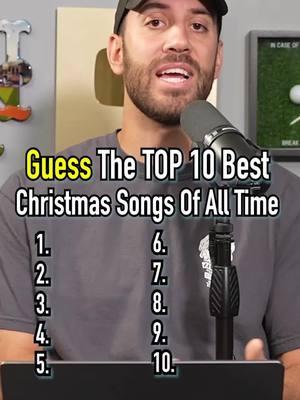 What’s The BEST Christmas Song Of All Time?! The Top 10! #fyp #christmas #song #music #mariahcarey #top10 