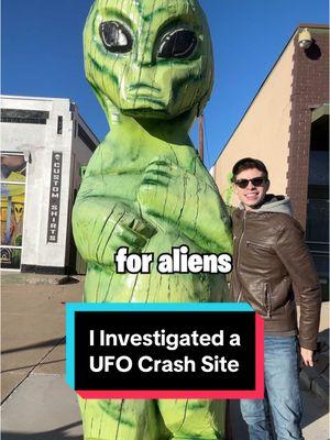 I Investigated a UFO Crash Site 👽 #aliens #roswell #ufo #drone #funny #fyp 