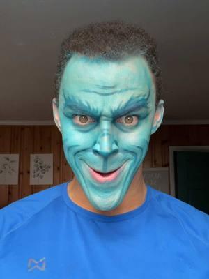 KNEE SURGERY TOMORROW #grinch #blue #makeup #art #meme #impressions #jimcarrey 