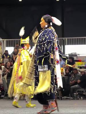 Women's Traditional 3 - Hunting Moon Pow Wow @halonamediaus #nativeamerican #nativeamericanmusic #powwowtrail #cree #nativepride #nativepeople #sioux #apache #navajos #firstnations #history #powwow #dance #jingledress #culture #suite #viral #foryou #fpy