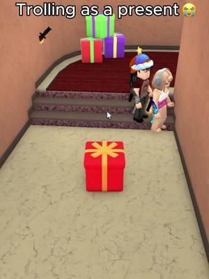 Trolling as a christmas gift 😭😭 #mm2 #roblox #funny #funnymoments #mm2funnymoments #sicrepto