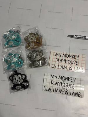 Monkey Key chains-$15 My Monkey Playhouse Lila Liam & Lane Stickers-$10 Monkey Pens with the babies names $15 (only 6 left) Send me a message if you wohld like one. Thank you all!!!! ❤️❤️🐒🐒 #fyppppppppppppppppppppppp #foryou #fypシ゚viral #spidermonkey #spidermonkeys #spidermonkeysoftiktok #cute #foryoupage #stickers #pens #keychains #merch #thankyouall #weloveyal 