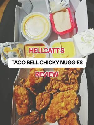 SO, I NEEDED TO POST SOMETHING.... STILL NOT FEELING THE BEST AND HAVEN'T EDITED ALL OF MY PHOTOS, SO THIS IS WHAT Y'ALL GET TODAY🤷🏼‍♀️🤷🏼‍♀️😂😂 #unleashthehellcatt #ninelivesofhellcatt #lambcatproductions #foodreviews #tacobell #chickennuggets 